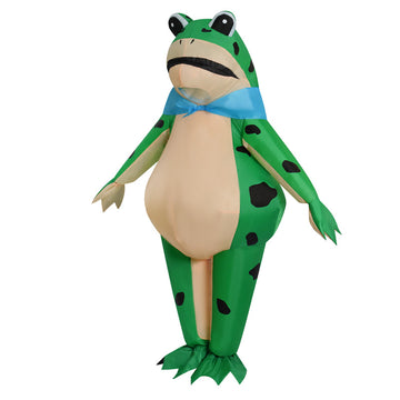 Inflatable Frog Costume Adults Kids Inflatable Halloween Cosplay Outfit Style 2